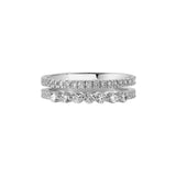 Immaculate Vegan - BLOOMTINE Illuminess™ Sterling Silver Combi Stack Ring