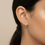 Immaculate Vegan - BLOOMTINE Mini Halo Wings™ Gold Vermeil Moissanite Huggies | Ethereal Celestial Hoops Gold