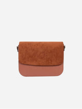 Immaculate Vegan - Ashoka Paris Apple Leather & Suede Brigitte Vegan Shoulder Bag | Camel