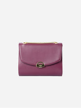 Immaculate Vegan - ASHOKA Paris Apple Leather Mini Paname Vegan Shoulder Bag | Bordeaux