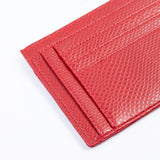 Immaculate Vegan - ASHOKA Paris Porte-Cartes Zippé Uppeal™ Lézard Rouge