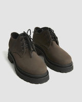 Immaculate Vegan - Bohema Women's No 2 Viridis® Corn Leather Chunky Derbs | Chocolate