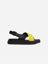 Immaculate Vegan - Bohema Glare Sandals Lemon made of vegan corn leather