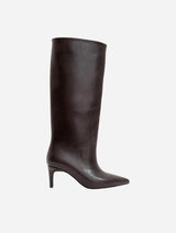 Immaculate Vegan - Prologue Shoes Cassandra Brown Cilt High‑Heel Boot (Women)