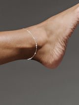Immaculate Vegan - BLOOMTINE Illuminess™ Premium Sterling Silver Sparkle Anklet