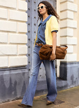 Immaculate Vegan - Baukjen Dani Organic Denim Collar Blouse