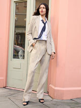 Immaculate Vegan - Baukjen Henrietta Linen Trousers | Neutral Neutral / UK6 / EU34 / US2