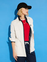 Immaculate Vegan - Baukjen Drake Organic Cotton Utility Jacket | Soft White