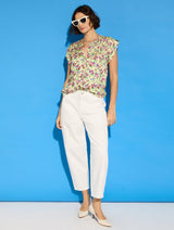 Immaculate Vegan - Baukjen Gia Satin Cap Sleeve Blouse