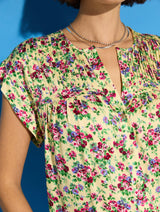 Immaculate Vegan - Baukjen Gia Satin Cap Sleeve Blouse