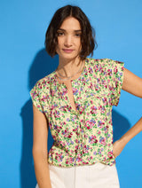 Immaculate Vegan - Baukjen Gia Satin Cap Sleeve Blouse