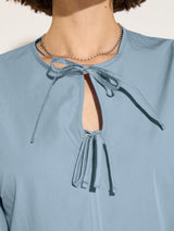 Immaculate Vegan - Baukjen Azura Organic Cotton Tie Detail Blouse