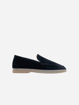 Immaculate Vegan - Solari Milano Women's Velvet Vegan Loafers | Black