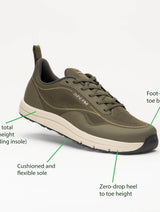 Immaculate Vegan - Bahé Revive Endurance Grounding Barefoot Shoe (Women's) - Forest