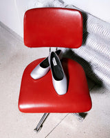 Immaculate Vegan - Bohema Diana Women's Vegea® Grape Leather Vegan Square Toe Pumps | Silver