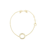 Immaculate Vegan - BLOOMTINE Mini Halo Wings™ Diamond 14K Gold Vermeil Angel Bracelet | Gold