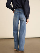 Immaculate Vegan - Baukjen Marta Organic Cotton Stretch Wide Leg Jeans | Blue