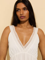 Immaculate Vegan - Baukjen Brittany Organic Cotton Broderie Detail Nightgown