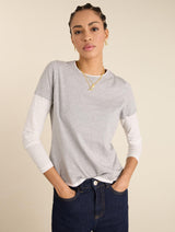 Immaculate Vegan - Baukjen Addie Double Layer Organic Cotton Top | Grey