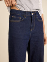 Immaculate Vegan - Baukjen Helen Organic Cotton Stretch Turn Up Jeans | Blue