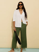Immaculate Vegan - Baukjen Breanna Organic Cotton Straight Crop Trousers
