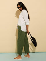 Immaculate Vegan - Baukjen Breanna Organic Cotton Straight Crop Trousers