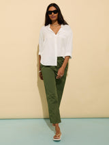 Immaculate Vegan - Baukjen Breanna Organic Cotton Straight Crop Trousers