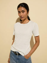Immaculate Vegan - Baukjen Gabriella Organic Pretty Rib Tee