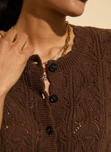 Immaculate Vegan - Baukjen Celestia Ecotec® Crochet Cardigan