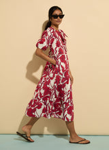 Immaculate Vegan - Baukjen Amelie Organic Cotton Tie Midi Dress