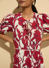 Immaculate Vegan - Baukjen Amelie Organic Cotton Tie Midi Dress