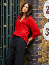 Immaculate Vegan - Baukjen Annie Ruffle Collar Blouse