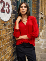 Immaculate Vegan - Baukjen Annie Ruffle Collar Blouse