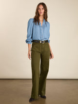 Immaculate Vegan - Baukjen Robyn Organic Cotton Stretch Jeans | Olive