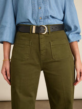 Immaculate Vegan - Baukjen Robyn Organic Cotton Stretch Jeans | Olive