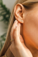 Immaculate Vegan - BLOOMTINE Enchanting Flutterfly™ 14K Gold Vermeil Butterfly Studs | Gold