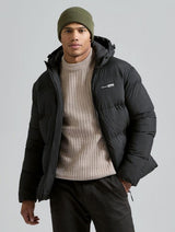 Immaculate Vegan - VEGAN Happy Men's Recycled Trailpeak Vegan Padded Jacket | Black