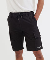 Immaculate Vegan - VEGAN Happy Vegan Men's Cotton Drawstring Cargo Utility Shorts | Multiple Colours