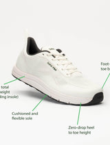 Immaculate Vegan - Bahé Revive Endurance Grounding Barefoot Shoe (Men's) - Frost