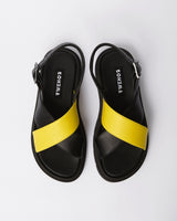 Immaculate Vegan - Bohema Glare Sandals Lemon made of vegan corn leather