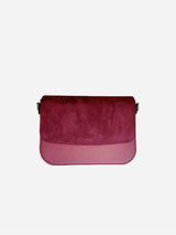 Immaculate Vegan - Ashoka Paris Apple Leather & Suede Brigitte Vegan Shoulder Bag | Bordeaux