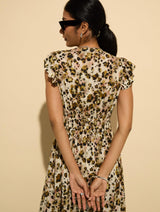 Immaculate Vegan - Baukjen Philippine Printed Tie Detail Dress