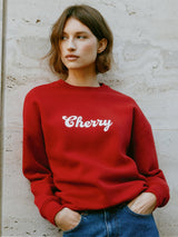 Immaculate Vegan - Albaray Greek Cotton Sweatshirt | Cherry