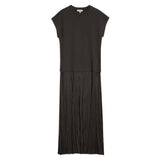Immaculate Vegan - Albaray Chocolate Plisse Dress