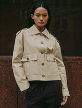 Immaculate Vegan - Albaray Short Trench Jacket