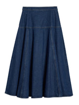 Immaculate Vegan - Albaray Denim Basque Midi Skirt