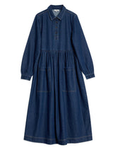 Immaculate Vegan - Albaray Denim Placket Midi Dress