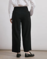 Immaculate Vegan - Albaray Black Tailored Barrel Trouser