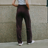 Immaculate Vegan - Albaray Burgundy Side Stripe Jogger