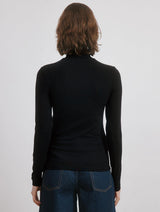 Immaculate Vegan - Albaray Black Jersey Turtle Neck